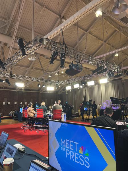 The debate hall at Drake University