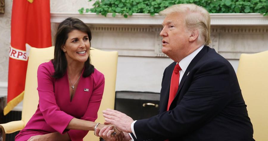 Nikki Haley says she'll be 'voting for Trump'